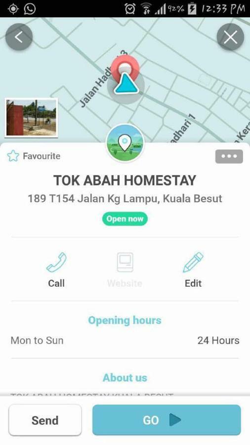 Homestay Tok Abah Kuala Besut Esterno foto